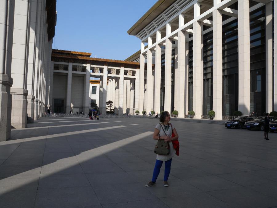 outside museum of china