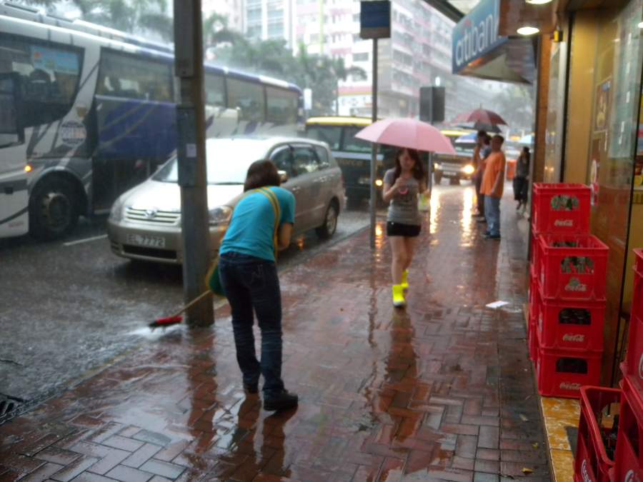 more rain in Wanchai