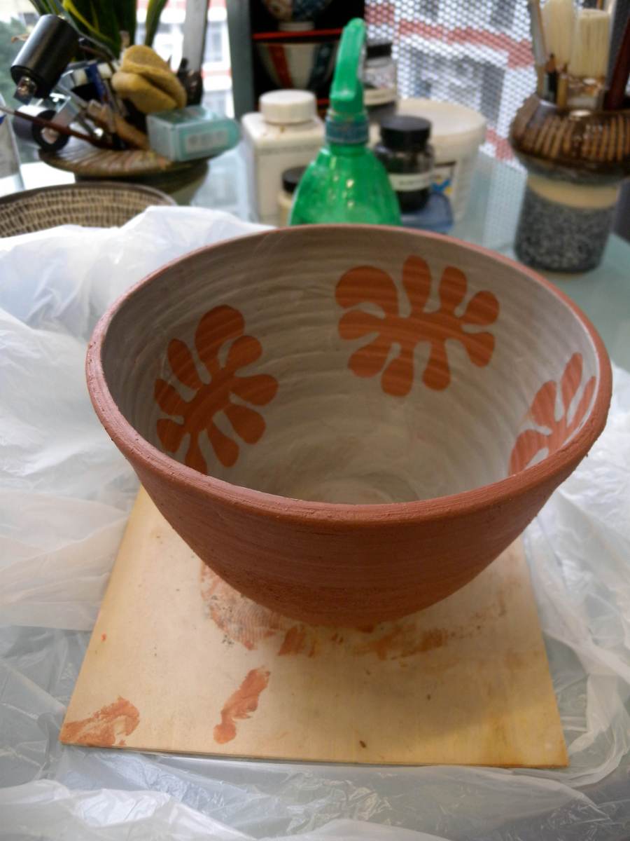 small earthenware rice/noodle bowl