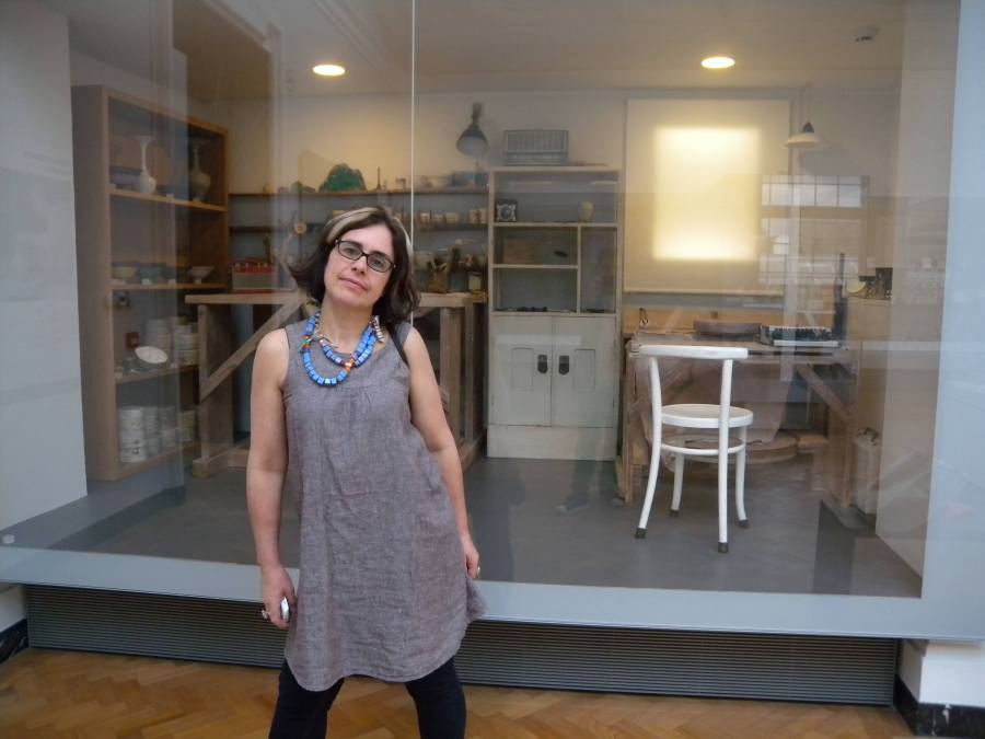 studio simulacrum...lucie rie's workspace reincarnated