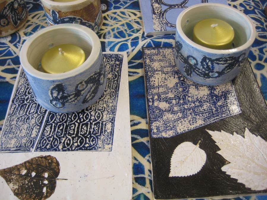 tiles and tealights combo