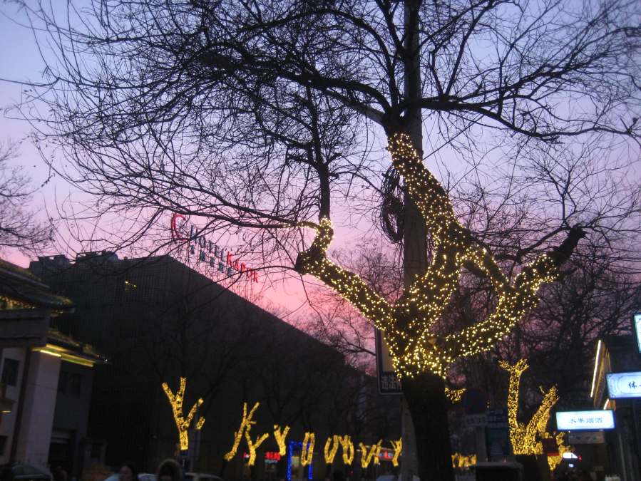 city sunset, Beijing style